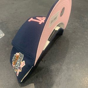 Dodgers 100th anniversary pink cap